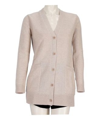 Max Mara Virgin Wool And Cashmere Cardigan With Sequins