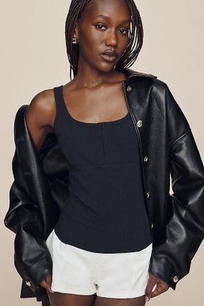Maeve Square-Neck Tank Top