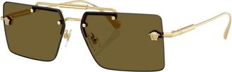 Versace Ve 2245 Zonnebril - unisex - Zonnebrillen - Geel - 60 MM - Accessoires