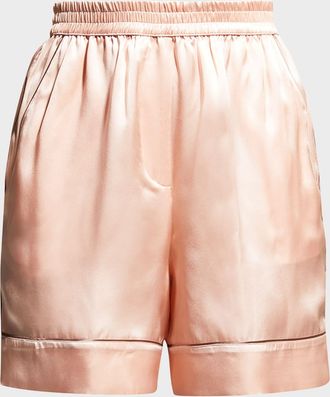 Dolce & Gabbana Silk Pajama Shorts