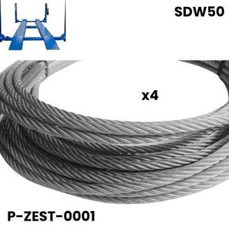 OEM Juego De Cables De Acero Para El Elevador De Cuatro Columnas Sdw50