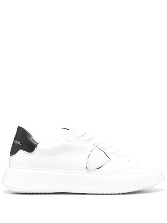 Philippe Model Paris low-top sneakers - men - Calf Leather/Calf Leather/Rubber/Fabric/Fabric - 36 - White