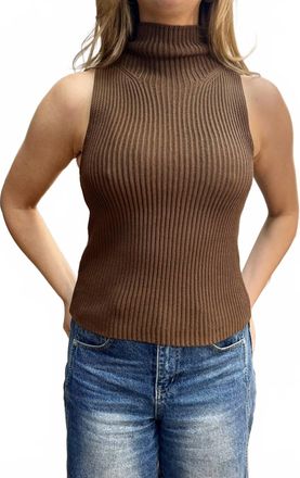 Nili Lotan Sonia Sweater In Brown