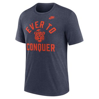 Nike Auburn Legacy Mantra Nike Mens College T-Shirt in Blue | NJFDEX52AUV-1MJ