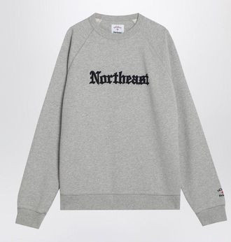 Barbour Mens Northeast Sweatshirt Gray X Noah - Grey Cotton - Size Large