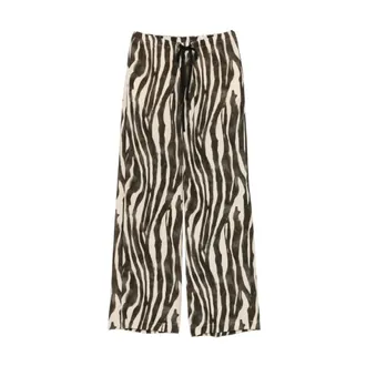 Alysi Dames, Broeken, Zwart, Maat: XS