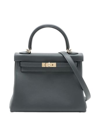 Herm&egrave;s 2024 Swift Kelly II Retourne 25 satchel - Nero