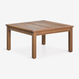 Sklum Sklum - Mesa De Centro Para Jard&iacute;n Cuadrada 65x65 Cm En Madera De Acacia Branson