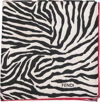 Fendi Zijden Foulard - Dames - Zijden sjaals - Veelkleurig - ONE Size - Accessoires