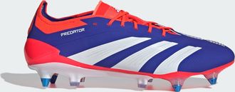 adidas adidas Performance Unisex Predator Elite Soft Ground Boots - Blue - Size UK 6.5