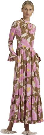 La DoubleJ Visconti Jurk - Dames - Maxi kleedjes - Veelkleurig - XL - Kleedjes
