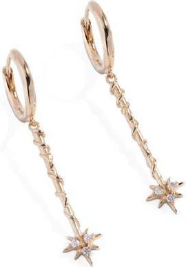Alex and Ani Harry Potter Hermione Wand Hoop Earringss in Gold at Nordstrom
