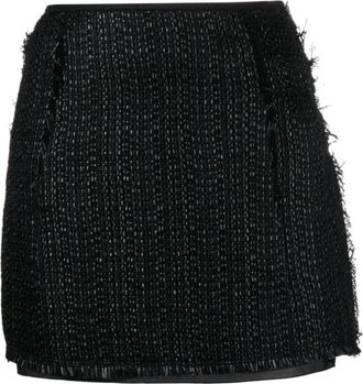 Lanvin A-lijn Minirok - Dames - Korte rokken - Zwart - M - Katoen - Rokken