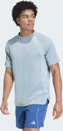 adidas T-Shirt ADIDAS PERFORMANCE TECH APPAREL CLIMACOOL, Herren, Gr. XXL, wonder sage, wonder alumina, reflective silber, Obermaterial: 100% Polyester, Shir