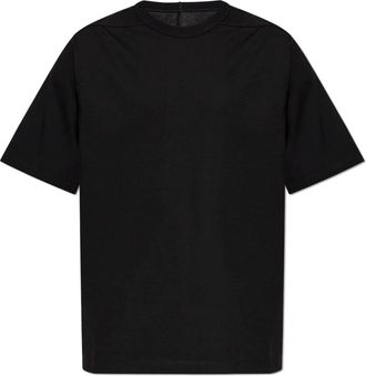 Rick Owens Katoenen T-shirt - Heren - T-shirts - Zwart - M - Katoen - Tops