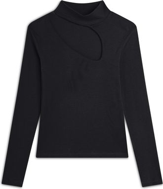 Freddy Maglia manica lunga in costina slim fit e dettaglio cut-out