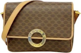 Celine Pre-owned Shoulder Bags, female, Brown, Size: ONE SIZE Pre-owned Vintage Shoulder Bag