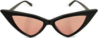 Alexander McQueen Eyewear Spike zonnebril met cat-eye montuur - Zwart