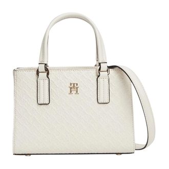 Tommy Hilfiger Handbags, female, Beige, Size: ONE SIZE Daily Mini Tote Mono