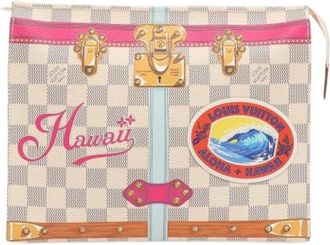 Louis Vuitton Pre-owned Clutches, female, Multicolor, Size: ONE SIZE Pre-owned Coated Canvas Clutch