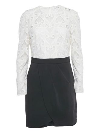 Sandro lace long-sleeve dress - Black