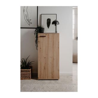 Finori Finori - Mueble Para Zapatos Satos - Roble Artesano - 100 X 110 X 34 Cm - Capacidad 12 Pares