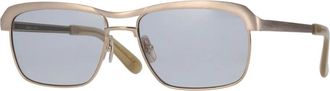Yellows Plus Bernard Zonnebril - Heren - Zonnebrillen - Bruin - 54 MM - Accessoires