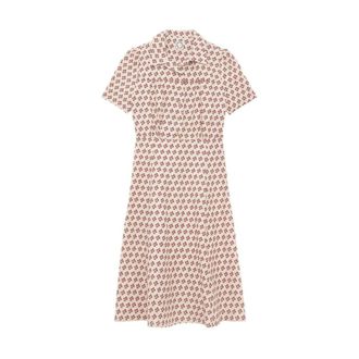 Ines De La Fressange Dames, Jurken, Veelkleurig, Maat: XL Linnen