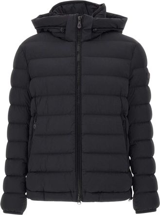 Peuterey Quilted Down Jacket With Hood And Zippered Pockets
