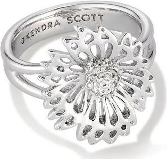 Kendra Scott Brielle Band Ring in Silver Size 5