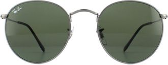 Ray-Ban Ray-ban zonnebril rond metaal 3447 029 Gunmetal Green