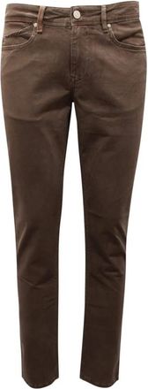 Re-hash Vintage Denim Broek Made in Italy - Heren - Slim Fit Jeans - Bruin - W32 - Denim - Jeans