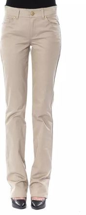Byblos Slim-fit broek - Dames - Slim Fit Broeken - Beige - W29 - Katoen - Broeken