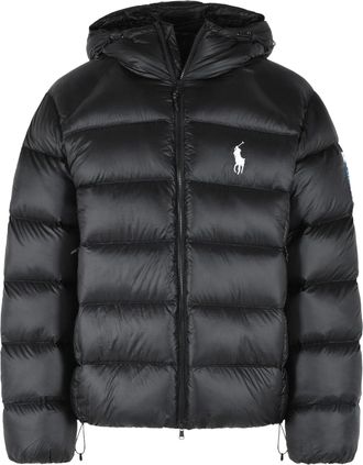 Polo Ralph Lauren Black Bomber Jacket Quilted Puffer Jacket