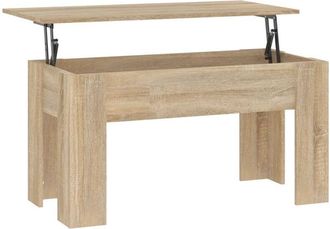 vidaXL Coffee Table Sonoma Oak 101x49x52 cm Engineered Wood vidaXL
