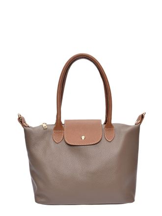 Anna Luchini Beige Rundleer Tas
