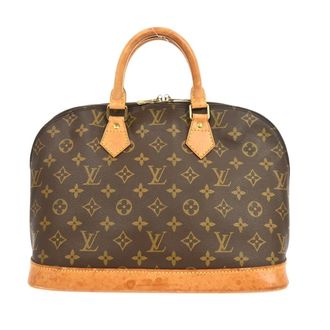 Louis Vuitton Alma Handbag Monogram Canvas Brown Canvas Handbag (Pre-Owned)