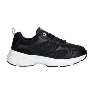 Guess Schoenen, Dames, Zwart, 40 EU, Leer, Indye Sneakers