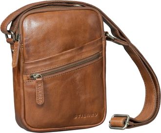 STILORD Naro Small Leather Crossbody Bag for Men - Genuine Leather Shoulder Bag Mens Compact Messenger for Tablet up to 10 Inch Ideal for Travel & Everyday Us