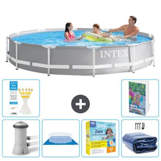 Intex Piscina Prism Frame Redonda - 366x76 Cm - 7-piezas S245