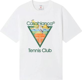 Casablanca T-shirts - Heren - T-shirts - Wit - XL - Tops