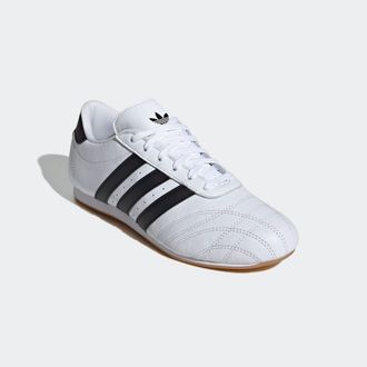adidas Sneaker ADIDAS ORIGINALS TAEKWONDO LACE, Damen, Gr. 38,5, weiss (cloud wei&szlig;, core schwarz, gum 3), Leder, Synthetik, Schuhe Sneaker