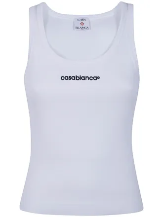 Casablanca Top Ribbed W. Pf26.Jts.039.02 White