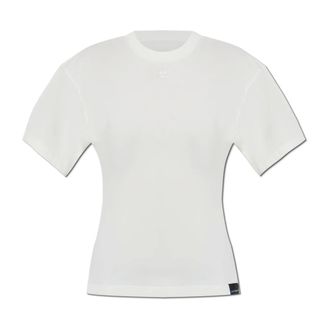 Courrèges Dames, Tops, Wit, Maat: S Katoen