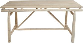 Decoclico Mesa de comedor rectangular de teca