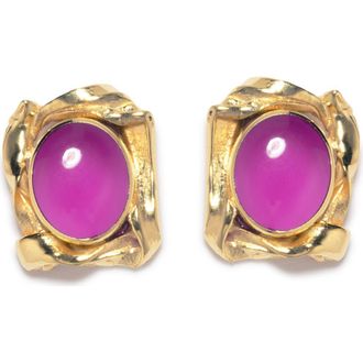 Completedworks Resin Stud Earrings in Pink at Nordstrom