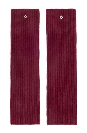 Maje Wool and cashmere gloves in Burgundy at Nordstrom