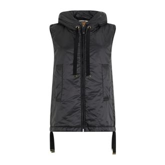 Max Mara Chaleco Acolchado con Capucha Greengo - Jackets - Mujer - Negro - 2XS