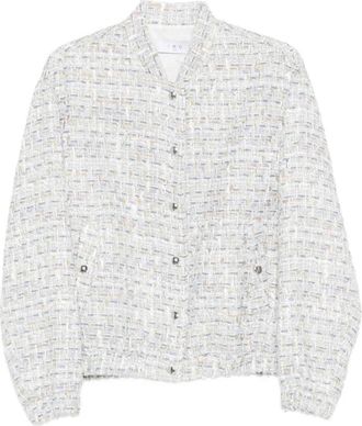 Iro Noemy Tweed Bomberjack - Dames - Blazers - Veelkleurig - M - Tweed - Jassen