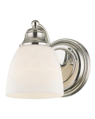 Livex Lighting Livex Somerville 1-Light Polished Chrome Wall Sconce